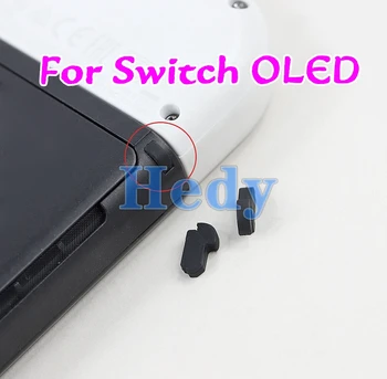 2PCS за превключвател OLED противоплъзгащи подложки за Nintendo Switch OLED устойчиви на приплъзване гумени аксесоари за игри Ремонт Замяна