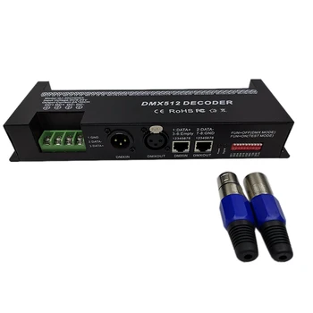 30 канал RGB DMX512 декодер LED лента контролер 60A DMX димер PWM драйвер вход DC9-24V 30CH DMX декодер светлина контрол