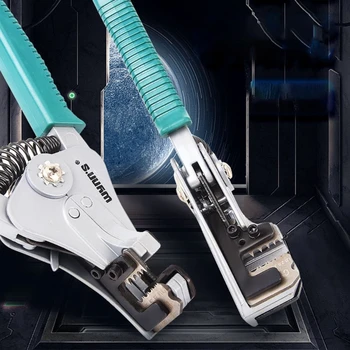 67JE тел саморегулиращ се кабел Кътър Кримпер Автоматичен инструмент за оголване на тел Клещи за рязане на клещи за промишлеността