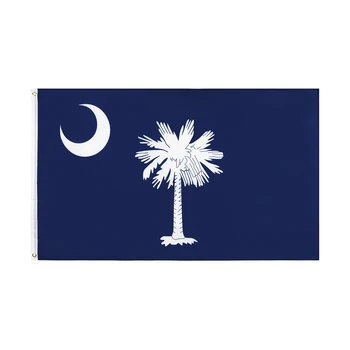 90*150cm САЩ щат Южна Каролина флаг