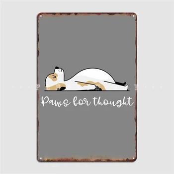 Funny Dog Lover And Yoga Meditiation Namaste Gift Design Poster Metal Plaque Wall Pub Club Bar Poster Tin Sign Posters