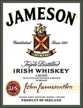 Jameson ирландско уиски реколта метал калай знак стена плакет плакат кафене бар кръчма бира стена дома декор калай знак