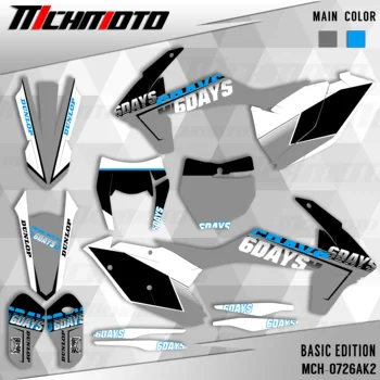 MCHMFG За KTM 125 250 300 350 450 SX SXF 2016 2017 2018 EXC EXCF XCW Пълна графика Стикери стикери Персонализиран номер Име стикери