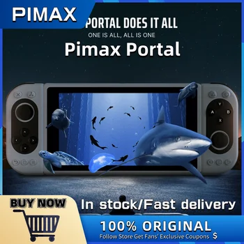 Pimax Portal Handheld Game Console с 4K 144Hz дисплей, игрална конзола за Android, конзолни игри, облачни игри
