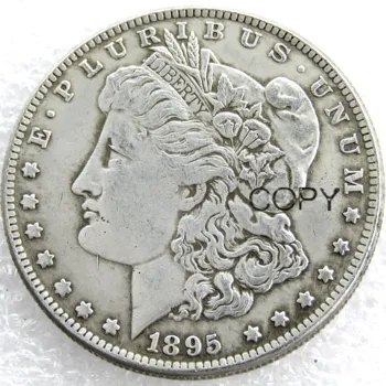 Американски монети 1895 P/S/O Morgan Dollar копие Монети със сребърно покритие
