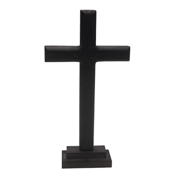 Дървена стойка за кръст декор стена маса олтар за кръст със стойка за молитва Dropship