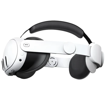 За Meta Quest 3 VR каишка за глава Удобна гъба за глава Регулируема лента за глава VR аксесоари
