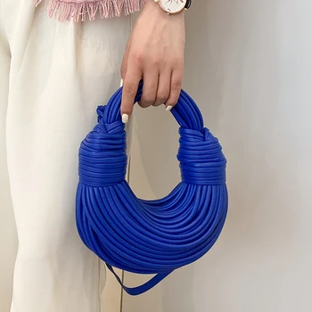 Лято Нов луксозен дизайнер Дамска чанта Hobos Висококачествена кожена дамска чанта за съединител Женска чанта за рамо Старши скитници 2022
