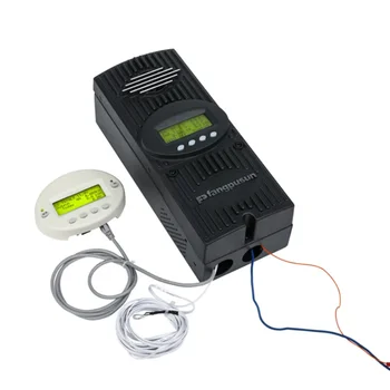 Макс еластична батерия дистанционно температурен сензор MPPT слънчево напрежение регулатор такса контролер RTS