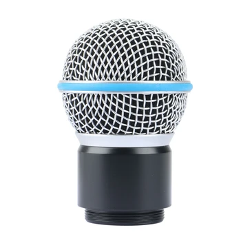 Нова подмяна на безжичен ръчен микрофон решетка касета капсула главата за BETA58 SM58 PG24 безжичен микрофон