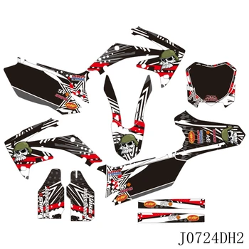 Пълна графика стикери стикери мотоциклет фон за HONDA CRF 250 R 250R CRF250R 2010 2011 2012 2013